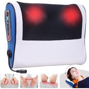 Elektrisch Nekmassage Apparaat -Massagekussen - Schoudermassage apparaat -Nek En Rug - Schouder -Vaderdag Cadeau-Massage Apparaat
