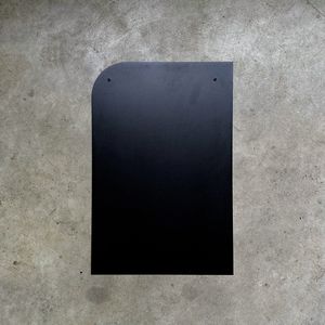 Goudmethout Industrieel Magneetbord - Staal - Mat zwart - 60 x 40 cm - Wandbord met bevestiging