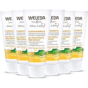 WELEDA - Kindertandpasta - Voordeelverpakking - 6x50ml - 100% natuurlijk