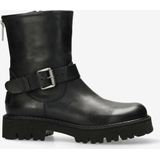 Shabbies Amsterdam - SH001800843W - Enkellaars - Black - 100% Leer