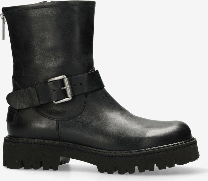 Shabbies Amsterdam - SH001800843W - Enkellaars - Black - 100% Leer