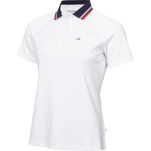 Calvin Klein Dames Holloway Polo White/Navy/Red