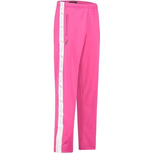 Australian broek met witte bies roze en 2 ritsen maat XXS/42