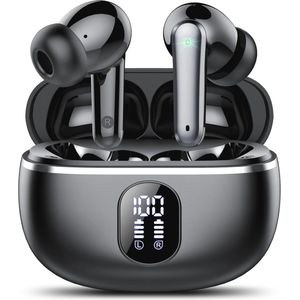 Draadloze oordopjes met Bluetooth 5.3 en Ruisonderdrukking – 50U Afspeeltijd