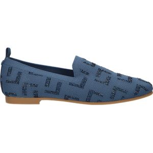 La Strada - Loafer - Blauw - Glitterpatroon - Dames
