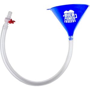 De bierpionier Biertrechter - Drank trechter - Blauw - Drinken - Drinking game - Feestartikelen - Drankspellen accessoires - Bier - Shots - Mixed drinks - Bierspuit