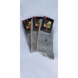 Nette heren katoenen sokken - 4 paar - 40/46 - grijs