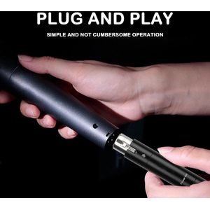 In-line Microfoonvoorversterker 28dB Hoge Versterking Verliesloze Versterking Dynamische Actieve Microfoonversterkervoorversterker Plug and Play Draagbaar (BLACK)