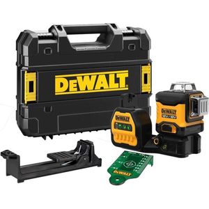 DeWalt DCE089NG18 12 / 18V Li-ion accu zelfnivellerende 3x 360 graden kruislijnlaser in koffer - 3 lijnen - 35m - Groen