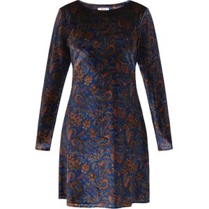 usha FESTIVAL Jurk  nachtblauw / roestbruin