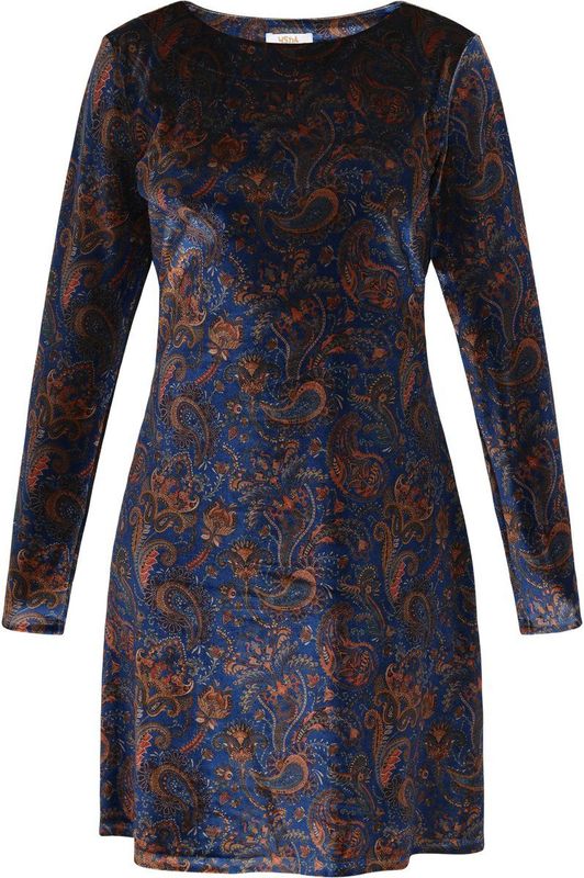 usha - Jurk - Mini - Regular Fit - Paisley Patroon - Festival Collectie