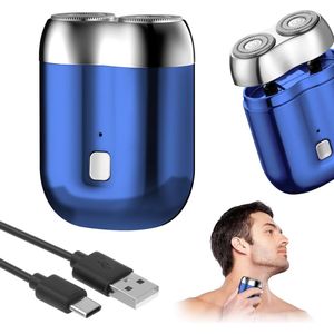 Mini-elektrische Scheermachine - Draagbaar - USB-oplaadbaar - Waterdicht - Geschikt voor Mannen