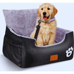 Veilige En Comfortabele Hondenautostoel – Verstelbaar - Wasbaar & Ruim Voor Twee Kleine Honden