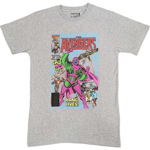Marvel The Avengers - Kang Lives Heren T-shirt - S - Grijs