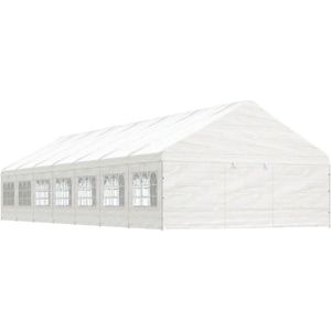 The Living Store Grote Partytent - 15.61 x 5.88 x 3.75 m - PE Materiaal - Stevig Stalen Frame
