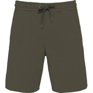 Native Spirit Ecologische herenshort French Terry NS716 - Washed Organic Khaki - XXL