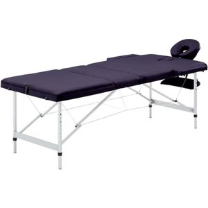 Zylo® Massagetafel Hoeslaken - Massagetafel - Massagetafel Inklapbaar - Paars - 215 x 90 x 81 cm