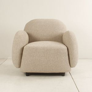 Fauteuil / Accent Stoel Seny - Linnen - Zandkleur