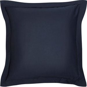 Kussensloop met effen volantafwerking ORGANIC