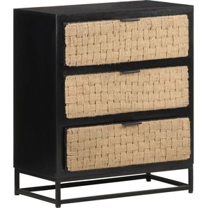 vidaXL - Dressoir - 60x35x70 - cm - massief - mangohout