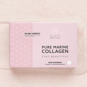 Plent Beauty Care - Pure Vis Collageen (+ vit c) Pink Raspberry Sachets - 30 sachets met een heerlijke perfect afgemeten dagelijkse dosis