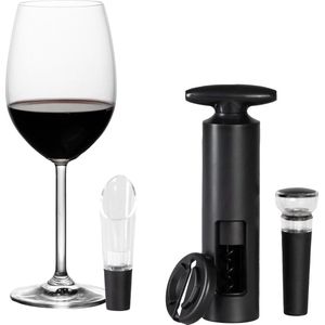 Cookinglife Wijnopener Set (met wijnstopper, foliesnijder & schenktuit)