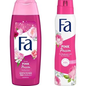 FA Pink Set Douchegel 250 ml + Deodorant Spray 150 ml