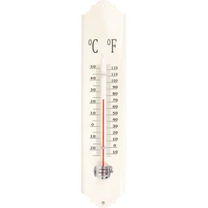 Esschert Design Thermometer 30 X 6,8 Cm Staal/glas Geel