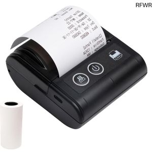 RFWR® Draagbare mini thermische bonprinter met USB en Bluetooth verbinding voor restaurant en retail