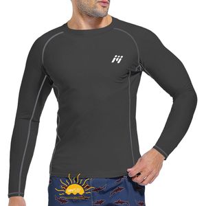 Rash Guard Heren - UV Bescherming, Sneldrogend, Diverse Mouwlengtes voor Watersport en Zwemmen