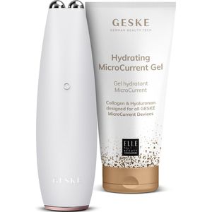 GESKE | SmartAppGuided™ MicroCurrent Face-Lift Pen | 6 in 1 | Tools voor huidverzorging | Anti-aging apparaat | Facelift | Jonge huid zonder rimpels | Gezichtsapparaat incl. GESKE | Hydraterende MicroCurrent Gel | Must voor alle GESKE Micro