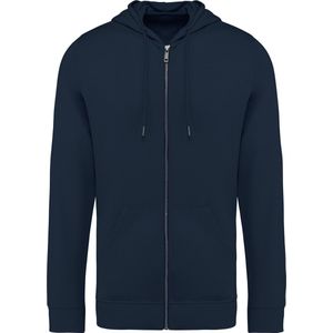 Native Spirit Heren sweater met capuchon en rits NS426 - Navy Blue - XS