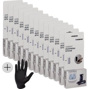 Geberit DuoFresh Sticks Toiletblok - 104 stuks - Met latex handschoen