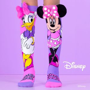 Minnie Mouse Disney Sokken - Daisy Duck - Vrolijke Sokken - Hoge Sokken One Size