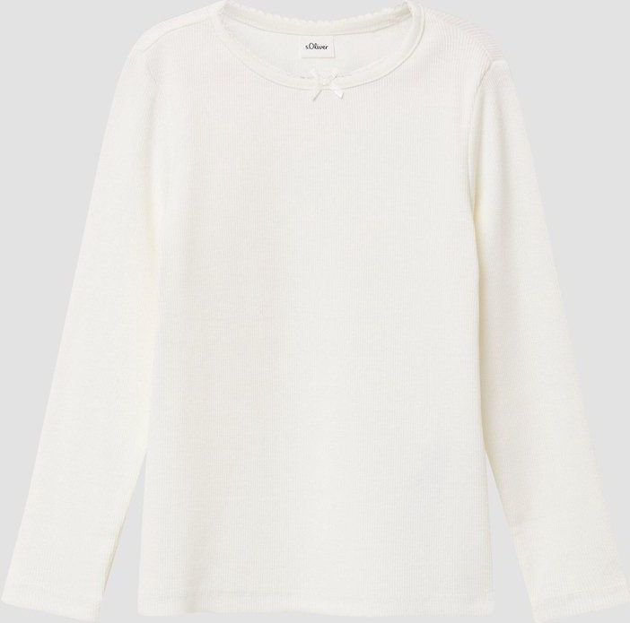 T-shirt - Slim-fit - Lange Mouwen - Katoenmix