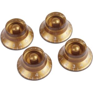 Gibson PRHK-020 Top Hat knops goud 4 pakket - Gitaaronderdeel