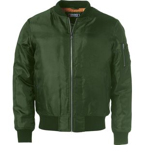 Clique - Bomber - Legergroen - Polyester - Comfortabele Pasvorm