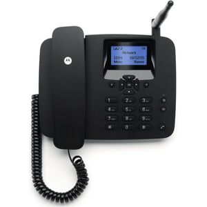 Motorola FW200L - DECT-telefoon - Zwart - Nummerherkenning