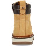 Manfield - Cognac Nubuck - Veterschoenen - Heren - Met Memory Foam