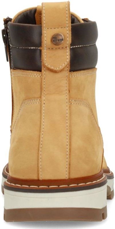 Manfield - Cognac Nubuck - Veterschoenen - Heren - Met Memory Foam