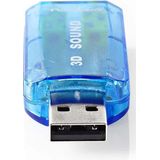 Geluidskaart - 5.1 - USB 2.0 - Microfoonaansluiting: 1x 3.5 mm - Headset-aansluiting: 3.5 mm Male