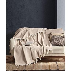 Selbro ® Premium sprei The Urban Loft, 100% katoen, Oeko-Tex, beddensprei, omkeerbare deken, sofadeken met patroon, extra groot 170 x 230 cm (Bloom Rose)