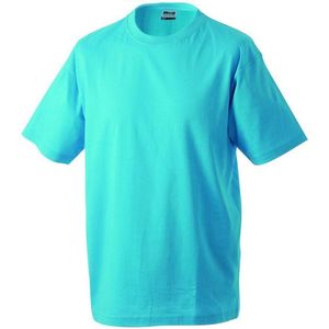 James and Nicholson - Unisex Medium T-Shirt met Ronde Hals (Turquoise)