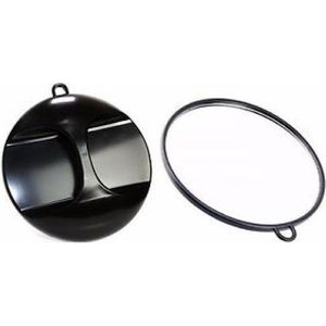 Kappersspiegel 28CM Rond - Zwart - Ay Cosmetica