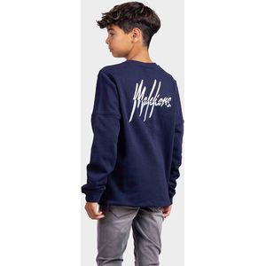 Malelions Split Essentials Sweater Kids Blauw - Maat: 128