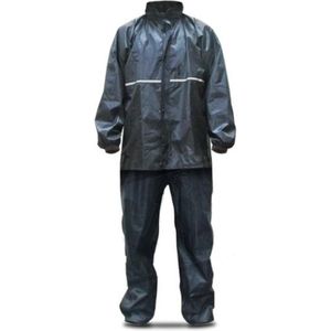 Regenpak MKX Blauw Basic + Reflectie - Maat M