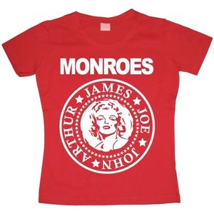 Marilyn Monroe Damen Girly T-Shirt SH-5-15139-H10-5 Red-S