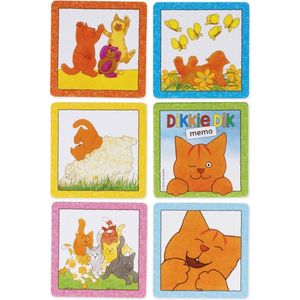 Dikkie Dik Memospel - Geschikt voor kinderen vanaf 3 jaar - 40 stevige kartonnen kaartjes