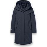 District - KEYSTONE - Damesjas - Dark Denim - Functionele Lange Jas - Ademend - Waterafstotend - Winddicht