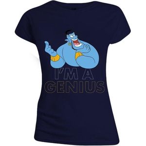 ALADDIN - I'M A GENIUS WOMEN T-SHIRT - NAVY